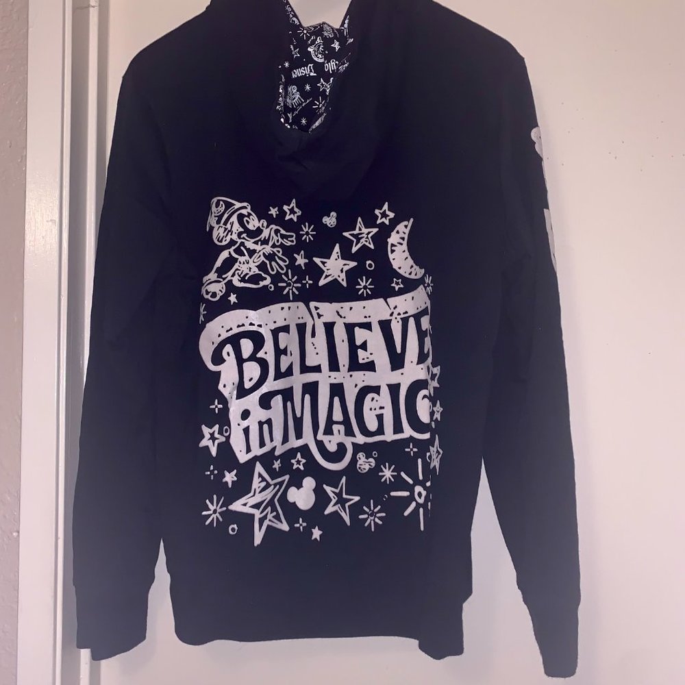Disney Parks black Mickey Mouse Hoodie XL - Picture 3 of 6